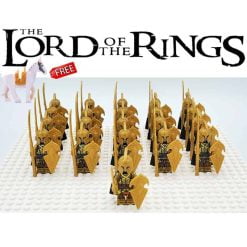 minifigures lord of the rings the hobbit elf spear army kids toys