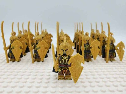 Lord of the rings hobbit elf minifigures elf spear Army kids toy gift 4