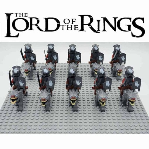 minifigures lord of the rings the hobbit wolves of isengard kids toys