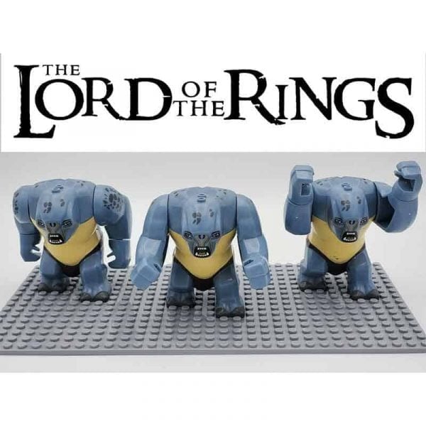 Lord Of The Rings Hobbit Uruk Hai Cave Trolls Orc Army 3 Minifigures