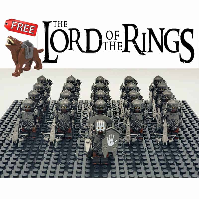 USA SELLER LOTR Lot Uruk-hai Orcs Infantry Army Sets For Lego 