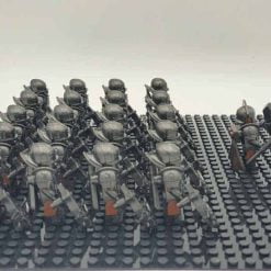 Lord of the rings hobbit orc minifigures uruk hai heavy crossbow army kids toy gift 4