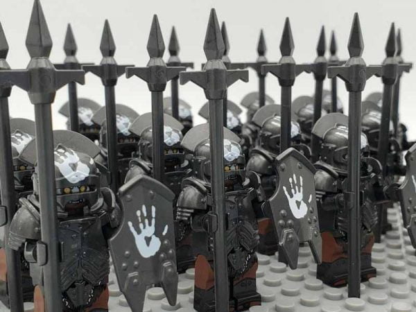 Lord Of The Rings Hobbit Uruk Hai Heavy Pike Orc Army 22 Minifigures ...