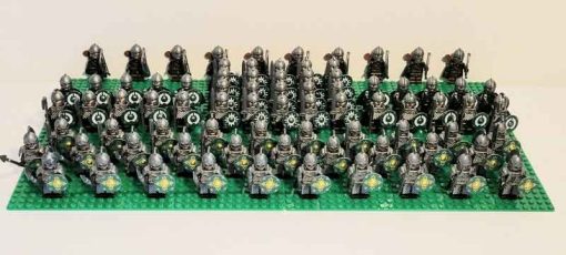 Lord of the rings hobbit rohan minifigures kings guard army battalion kids toy gift king theoden 1