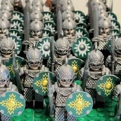 Lord of the rings hobbit rohan minifigures kings guard army battalion kids toy gift king theoden 6