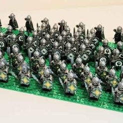 Lord of the rings hobbit rohan minifigures kings guard army battalion kids toy gift king theoden 7