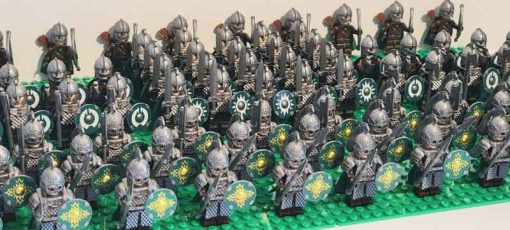 Lord of the rings hobbit rohan minifigures kings guard army battalion kids toy gift king theoden 9