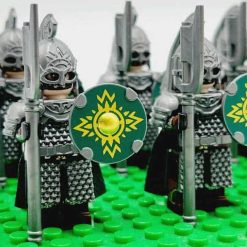 Lord of the rings hobbit rohan minifigures kings guard axe army kids toy gift king theoden 5