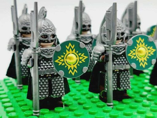 Lord of the rings hobbit rohan minifigures kings guard axe army kids toy gift king theoden 5
