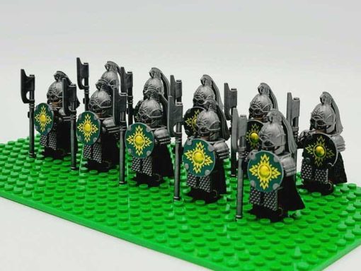 Lord of the rings hobbit rohan minifigures kings guard axe army kids toy gift king theoden 7