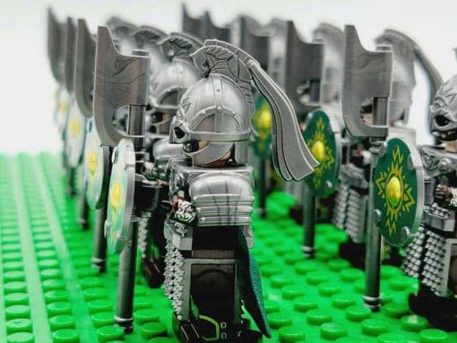Lord of the rings hobbit rohan minifigures kings guard axe army kids toy gift king theoden 9