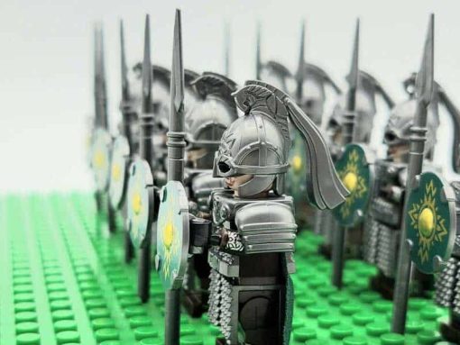 Lord of the rings hobbit rohan minifigures kings guard spear army kids toy gift king theoden 4