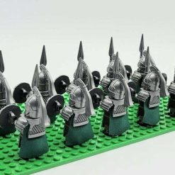 Lord of the rings hobbit rohan minifigures kings guard spear army kids toy gift king theoden 5