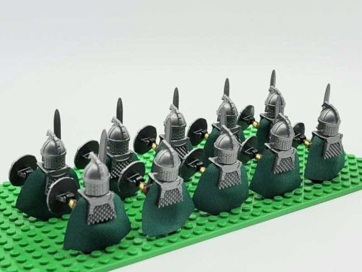 Lord of the rings hobbit rohan minifigures kings guard sword army kids toy gift king theoden 2