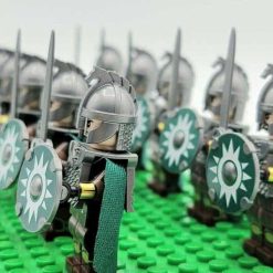 Lord of the rings hobbit rohan minifigures kings guard sword army kids toy gift king theoden 4