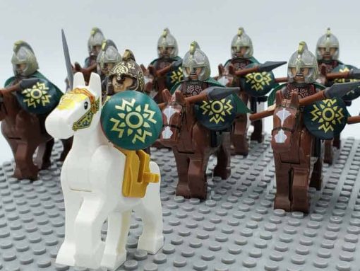 Lord of the rings hobbit rohan minifigures riders od rohan kids toy gift king theoden 4