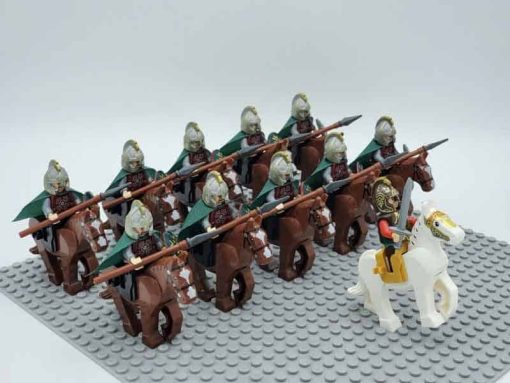 Lord of the rings hobbit rohan minifigures riders od rohan kids toy gift king theoden 5