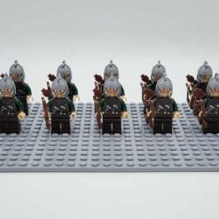 Lord of the rings hobbit rohan minifigures rohan archers army kids toy gift king theoden 3