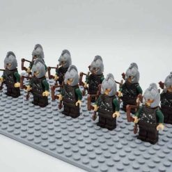 Lord of the rings hobbit rohan minifigures rohan archers army kids toy gift king theoden 5