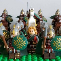Lord of the rings hobbit rohan minifigures rohan army battalion kids toy gift king theoden 1 1