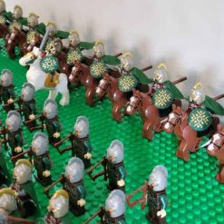 Lord of the rings hobbit rohan minifigures rohan army battalion kids toy gift king theoden 1