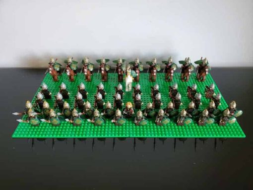 Lord of the rings hobbit rohan minifigures rohan army battalion kids toy gift king theoden 10