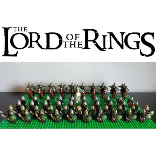 Minifigures Lord of the rings The Hobbit Rohan Battalion army king theoden Kids Toy gift