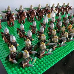 Lord of the rings hobbit rohan minifigures rohan army battalion kids toy gift king theoden 4