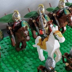 Lord of the rings hobbit rohan minifigures rohan army battalion kids toy gift king theoden 6