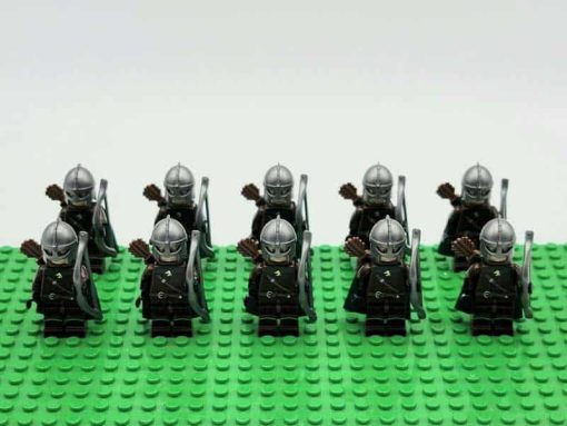 Lord of the rings hobbit rohan minifigures royal archer army kids toy gift king theoden 3