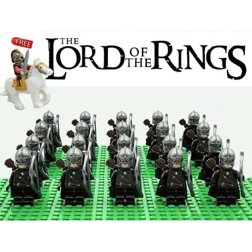 Minifigures Lord of the rings The Hobbit Rohan royal archer army king theoden Kids Toy gift