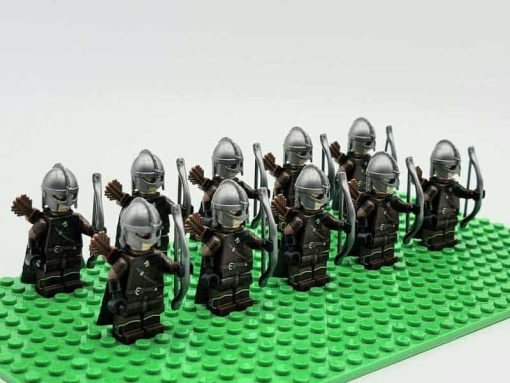 Lord of the rings hobbit rohan minifigures royal archer army kids toy gift king theoden 5