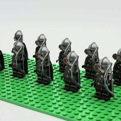 Lord of the rings hobbit rohan minifigures royal archer army kids toy gift king theoden 6