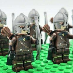 Lord of the rings hobbit rohan minifigures royal archer army kids toy gift king theoden 7