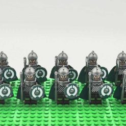 Lord of the rings hobbit rohan minifigures royal axe army kids toy gift king theoden 2