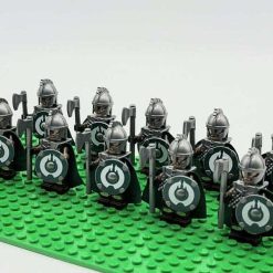 Lord of the rings hobbit rohan minifigures royal axe army kids toy gift king theoden 5