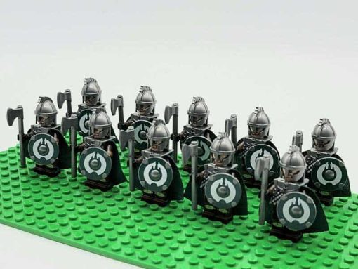 Lord of the rings hobbit rohan minifigures royal axe army kids toy gift king theoden 5