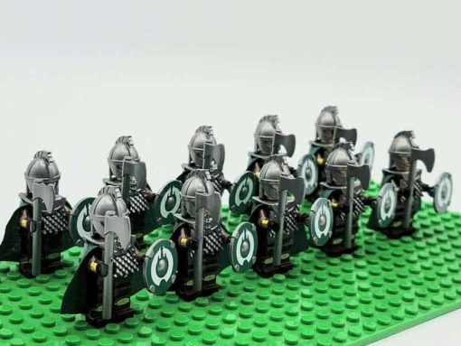 Lord of the rings hobbit rohan minifigures royal axe army kids toy gift king theoden 8