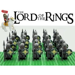 Minifigures Lord of the rings The Hobbit Rohan royal spear army king theoden Kids Toy gift