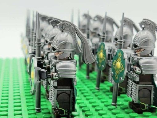 Lord of the rings hobbit rohan minifigures royal spear army kids toy gift king theoden 3