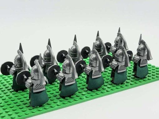 Lord of the rings hobbit rohan minifigures royal spear army kids toy gift king theoden 65