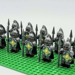 Lord of the rings hobbit rohan minifigures royal spear army kids toy gift king theoden 8