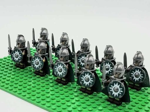 Lord of the rings hobbit rohan minifigures royal sword army kids toy gift king theoden 1