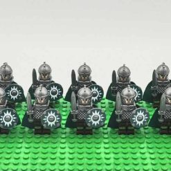 Lord of the rings hobbit rohan minifigures royal sword army kids toy gift king theoden 5