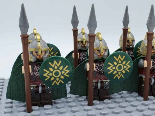 Lord of the rings hobbit rohan minifigures spear army kids toy gift king theoden 2