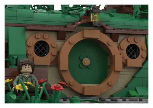 MOC 27847 c5983 Bag End Lord of the rings hobbit shire home building blocks kids toys 11