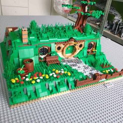 MOC 27847 c5983 Bag End Lord of the rings hobbit shire home building blocks kids toys 3
