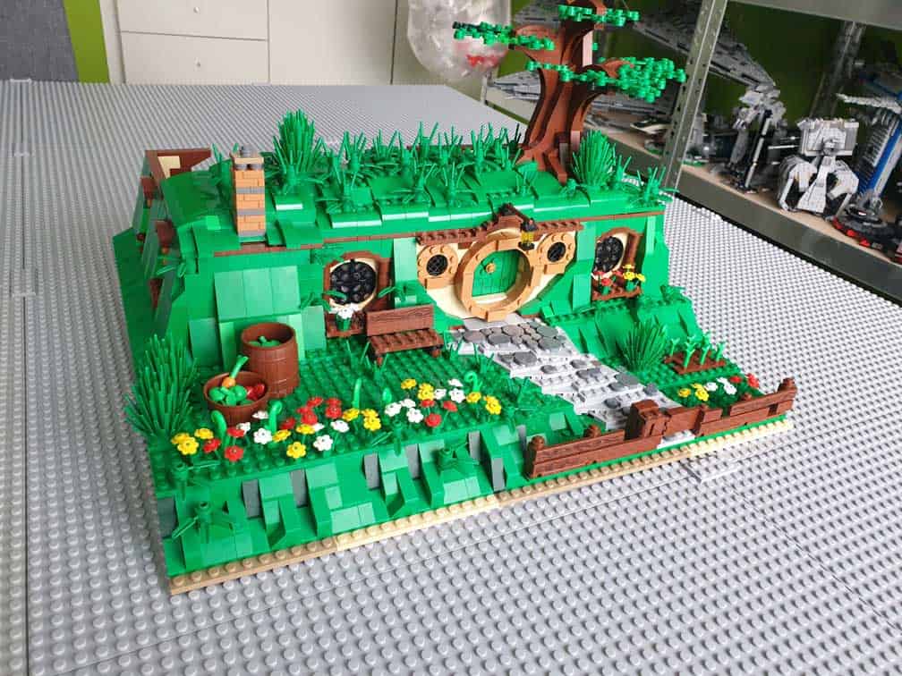 LEGO MOC Bilbo's House Front Bag End - Lego Lord of the Rings moc by  marinbrickdesign