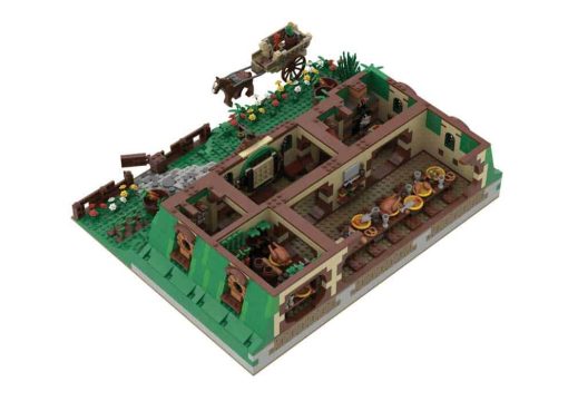 MOC 27847 c5983 Bag End Lord of the rings hobbit shire home building blocks kids toys 4