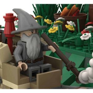 MOC 27847 c5983 Bag End Lord of the rings hobbit shire home building blocks kids toys 9